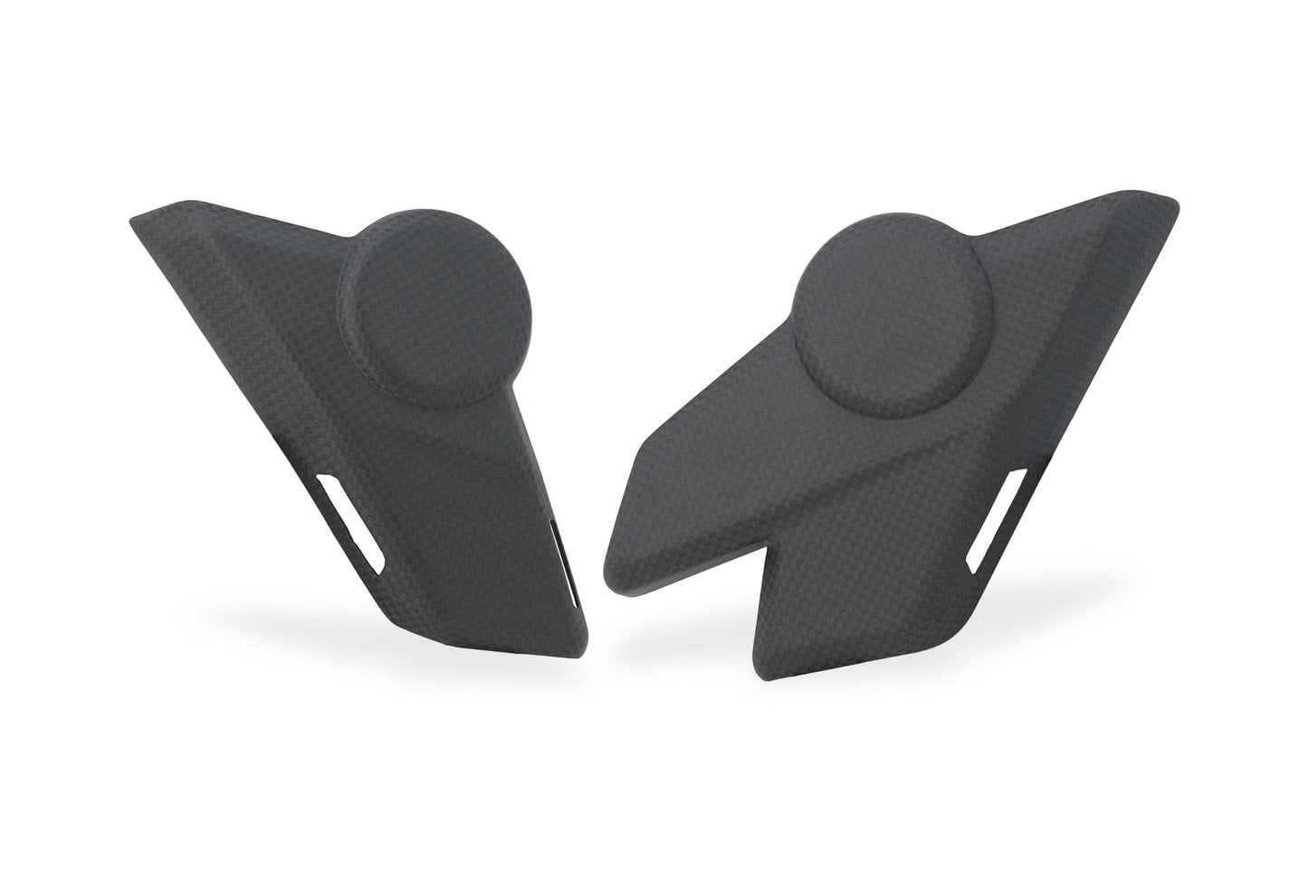 ZA356Y - CNC Racing Carbon Fiber Lower Frame Plate Covers (pair) for Ducati Multistrada V4