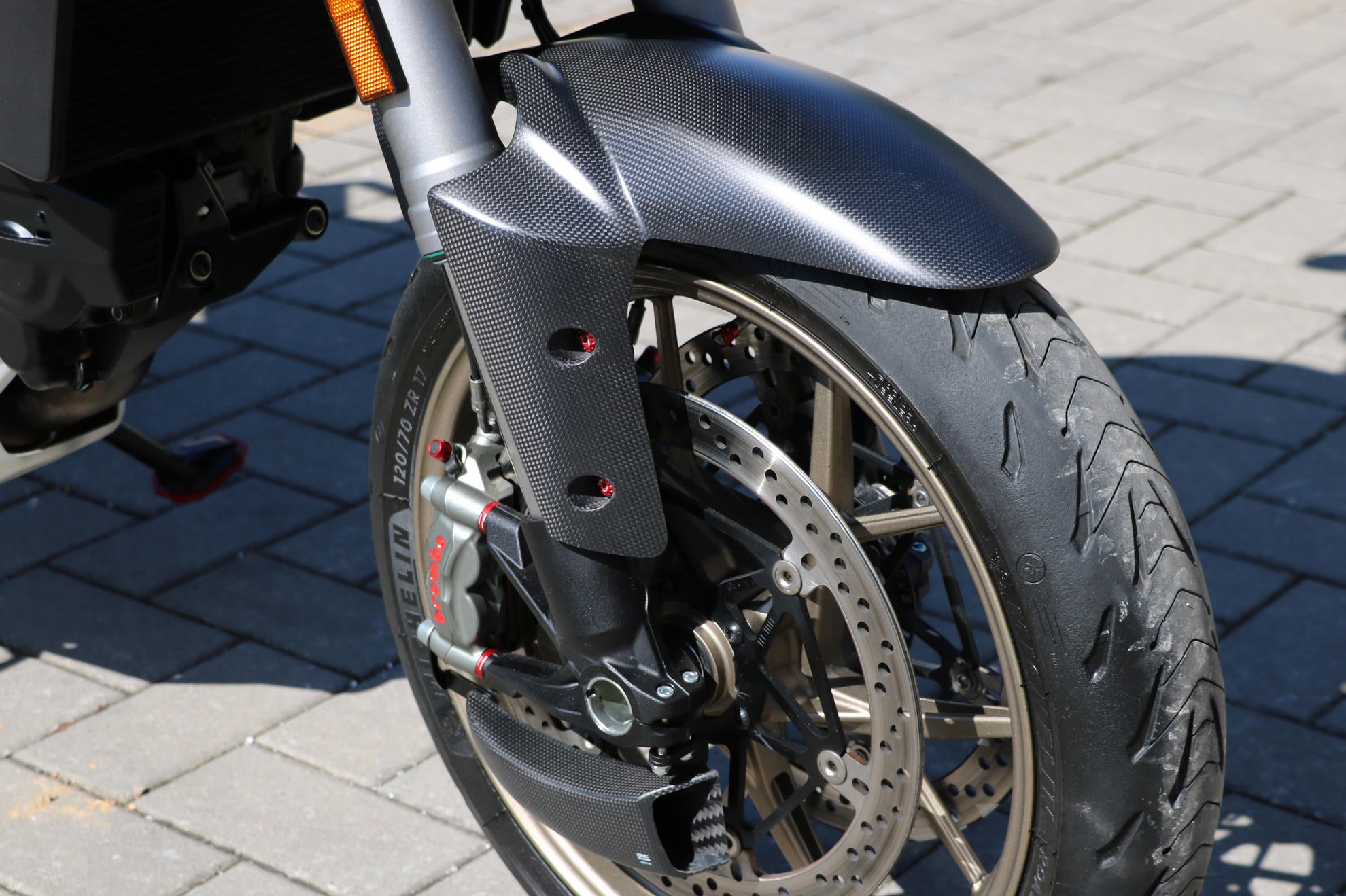 ZA517Y - CNC Racing - Carbon Fiber Front Fender - Multistrada 1260