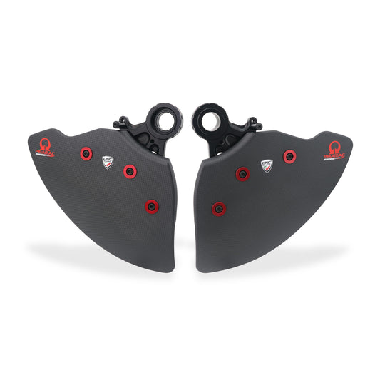 ZA751KBPR - CNC Racing PRAMAC RACING SPECIAL EDITION Carbon Fiber GP EVO Front Rotor Cooling Ducts For Ducati Multistrada V4 Pikes Peak / RS