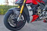 ZA750 - CNC Racing Carbon Fiber GP EVO Front Rotor Cooling Ducts For Ducati Panigale / SF V4 / V2 / 1299 / 1199 / 959 / 899