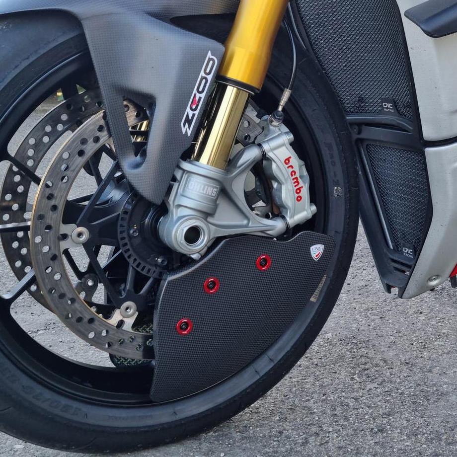 ZA750 - CNC Racing Carbon Fiber GP EVO Front Rotor Cooling Ducts For Ducati Panigale / SF V4 / V2 / 1299 / 1199 / 959 / 899