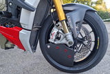 ZA750KBPR - CNC Racing PRAMAC RACING SPECIAL EDITION Carbon Fiber GP EVO Front Rotor Cooling Ducts For Ducati Panigale / SF V4 / V2 / 1299 / 1199 / 959 / 899