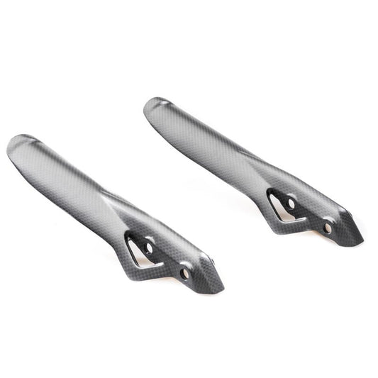 ZA811Y - CNC Racing Carbon Fiber Front Fork Protectors for Ducati Scrambler