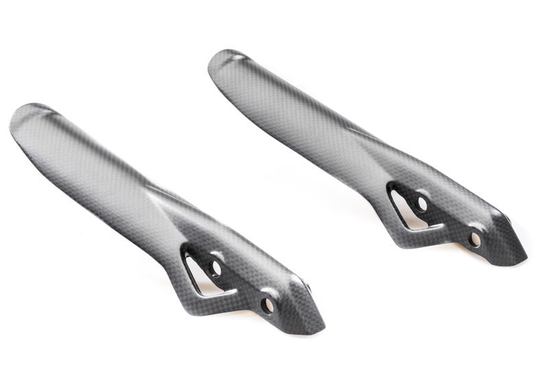 ZA811Y - CNC Racing Carbon Fiber Front Fork Protectors for Ducati Scrambler