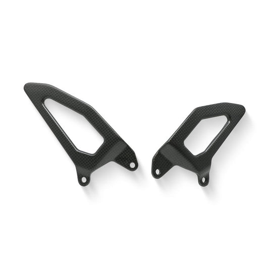 ZA866Y - CNC Racing Carbon Fiber Heel Guards for the RPS Adjustable Rearset for the Ducati Panigale / Streetfighter V4 / S / Speciale / R