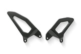 ZA866Y - CNC Racing Carbon Fiber Heel Guards for the RPS Adjustable Rearset for the Ducati Panigale / Streetfighter V4 / S / Speciale / R