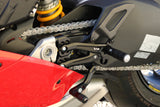 ZA866Y - CNC Racing Carbon Fiber Heel Guards for the RPS Adjustable Rearset for the Ducati Panigale / Streetfighter V4 / S / Speciale / R