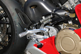 ZA866Y - CNC Racing Carbon Fiber Heel Guards for the RPS Adjustable Rearset for the Ducati Panigale / Streetfighter V4 / S / Speciale / R