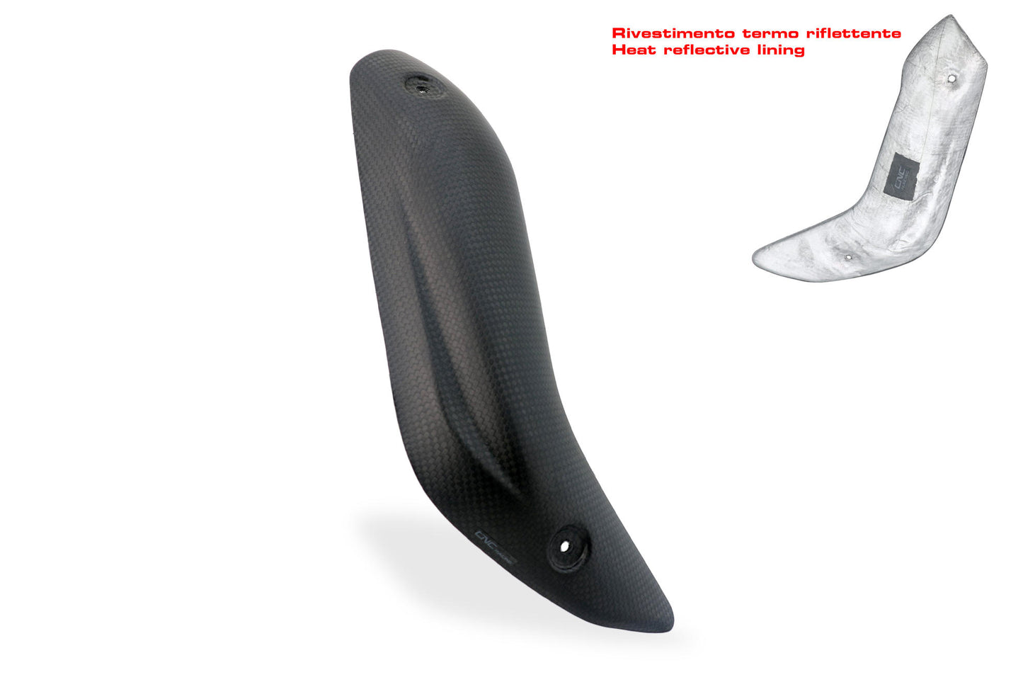 ZA902 - CNC Racing - Carbon Fiber Lower Exhaust Pipe Guard - Multistrada V4