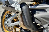 ZA902 - CNC Racing - Carbon Fiber Lower Exhaust Pipe Guard - Multistrada V4