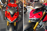 ZA987Y - CNC Racing Carbon Fiber Sport Screen for Ducati Streetfighter V4 / S