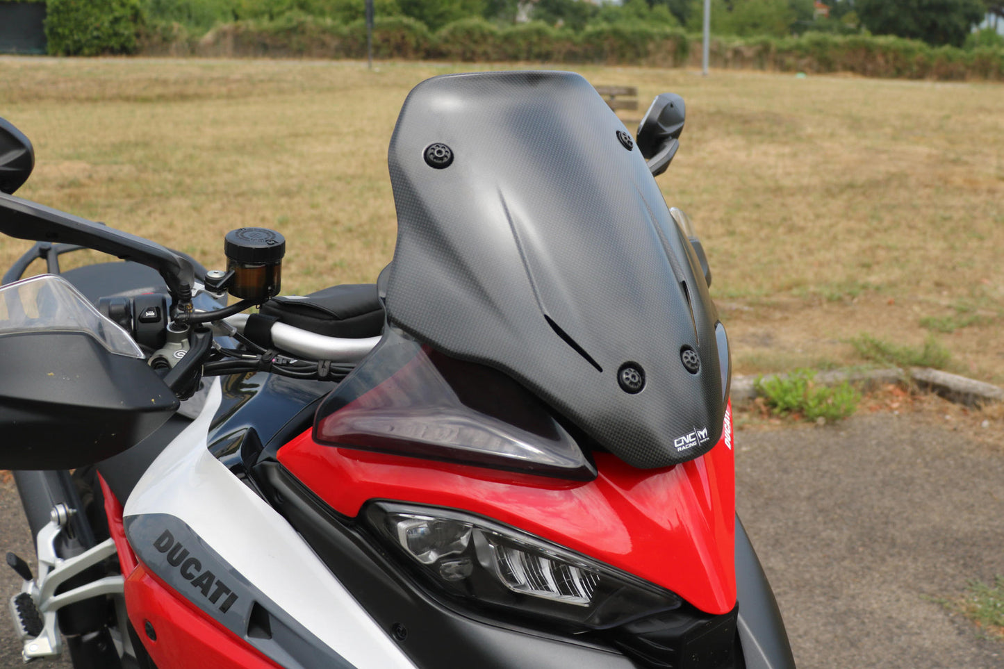ZA989 - CNC Racing Carbon Fiber Sport Screen for Ducati Multistrada V4