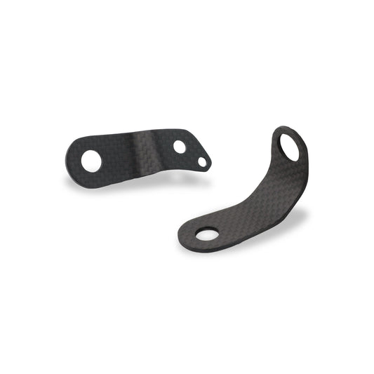 ZA990Y - CNC Racing Carbon Fiber Front Reservoir Brackets for Ducati Multistrada V4 / S / Sport