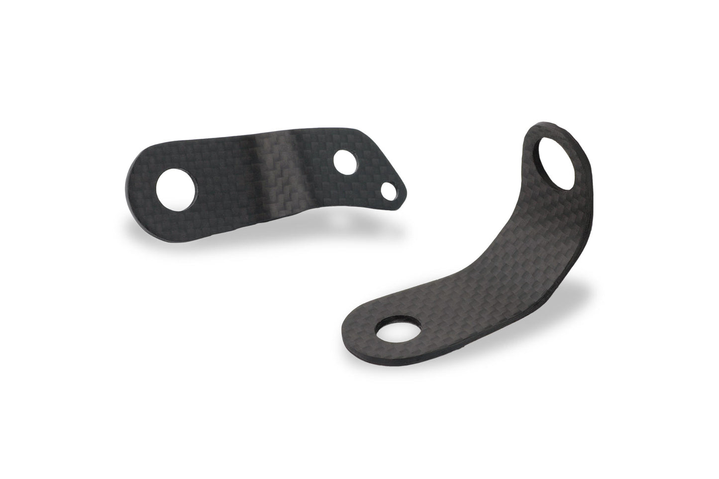ZA990Y - CNC Racing Carbon Fiber Front Reservoir Brackets for Ducati Multistrada V4 / S / Sport