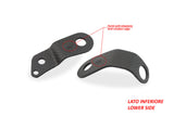 ZA990Y - CNC Racing Carbon Fiber Front Reservoir Brackets for Ducati Multistrada V4 / S / Sport