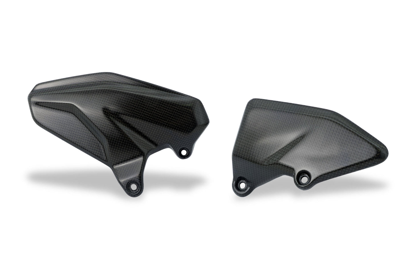 ZA992 - CNC Racing Carbon Fiber Heel Guards for Ducati Multistrada V4 / S / Sport, and 22-23 Pikes Peak
