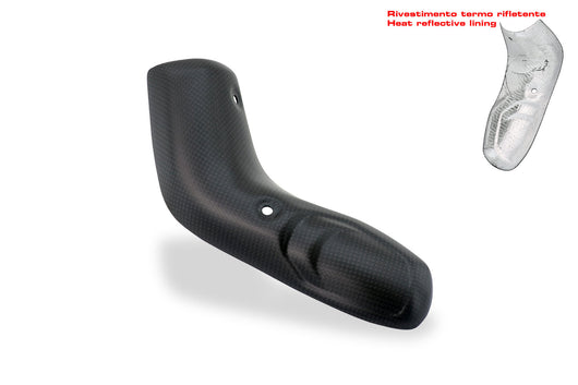 ZA997 - CNC Racing Carbon Fiber Lower Exhaust Pipe Guard for Ducati Multistrada V4 (OE Header and Slip-ons)