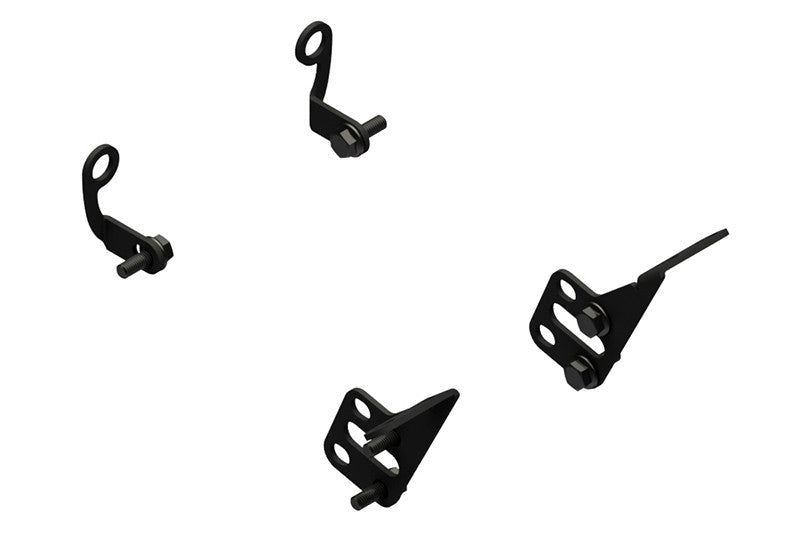 ZAB19B - CNC Racing Mounting kit for Carbon Fiber GP Racing Front Brake Rotor Cooling Ducts For Ducati Hypermotard 939 / 821 & Scrambler 1100