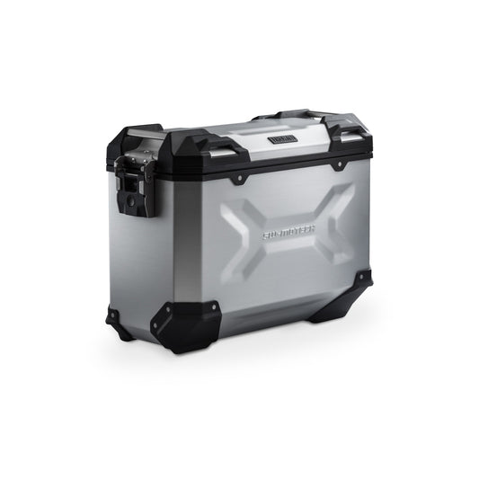 ALK.00.733.11000L/S - SW-MOTECH - TRAX ADV M - Side case Aluminum 37 l Left  - SILVER