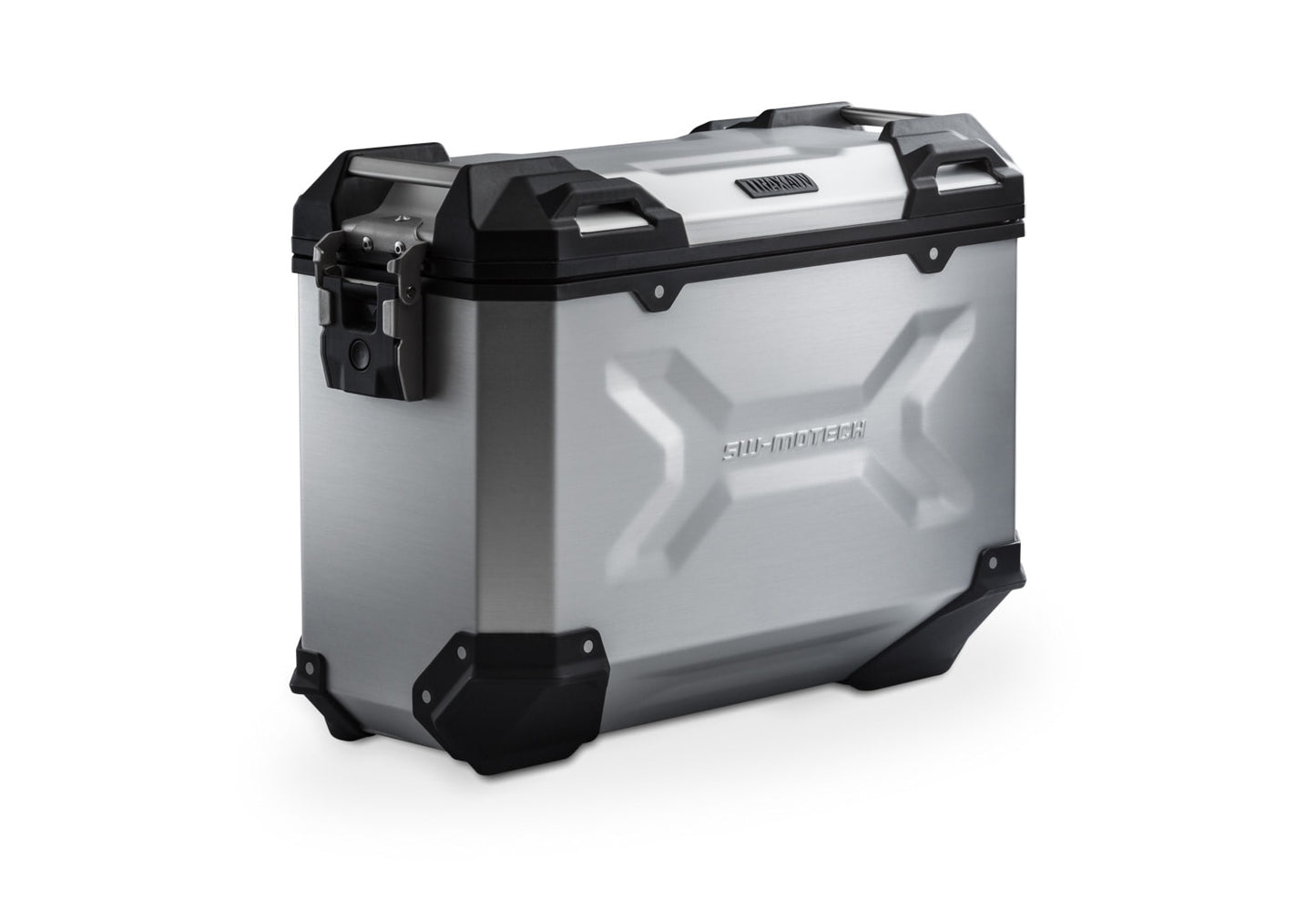 ALK.00.733.11000L/S - SW-MOTECH - TRAX ADV M - Side case Aluminum 37 l Left  - SILVER
