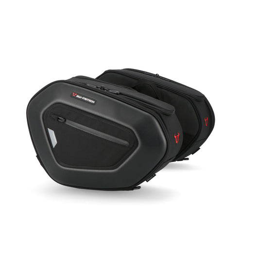 BC.HTA.22.740.30400 - SW-MOTECH - PRO BLAZE H saddlebag set -  Ducati Monster 821, 1200 / S - BLACK