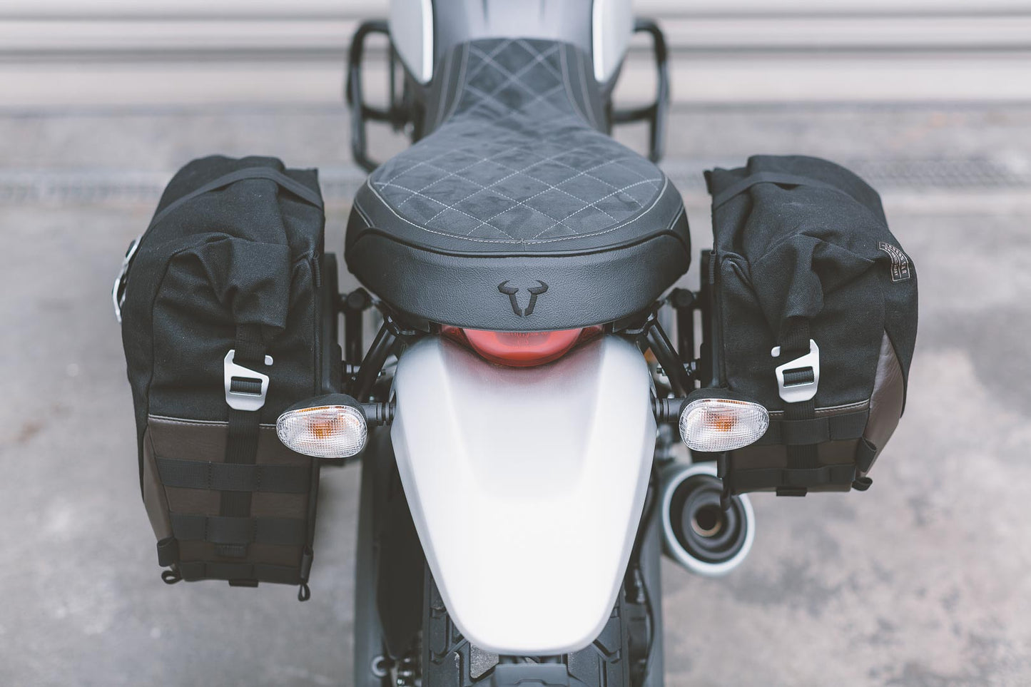 BC.HTA.22.577.20200 - SW-MOTECH - Legend Gear side bag system LC Black Edition - Ducati Scrambler (14-) models