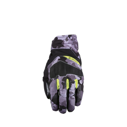 FIVE GLOVES - BOXER EVO WP - CAMO GREY/FLUO YELLOW