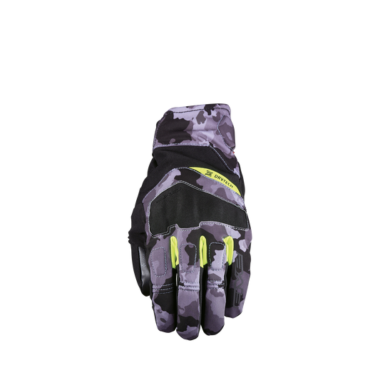 FIVE GLOVES - BOXER EVO WP - CAMO GREY/FLUO YELLOW