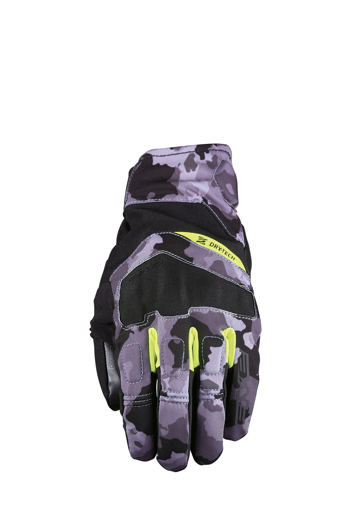 FIVE GLOVES - BOXER EVO WP - CAMO GREY/FLUO YELLOW