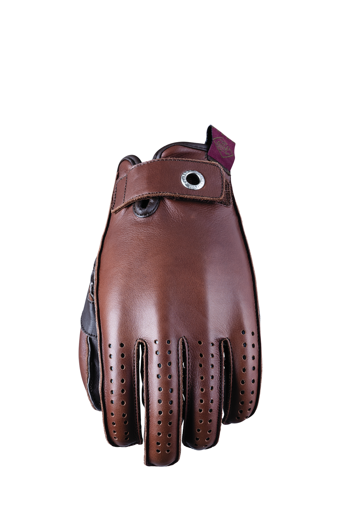 FIVE GLOVES - COLORADO WOMAN - BURGUNDY/BROWN
