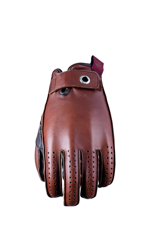 FIVE GLOVES - COLORADO WOMAN - BURGUNDY/BROWN