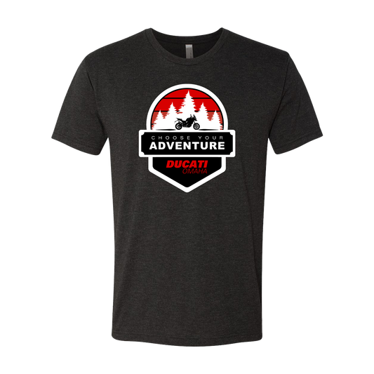 Ducati Omaha Choose Your Adventure T-Shirt - Black