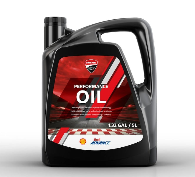 Shell Advance Ducati Corse Performance Racing Engine Oil - 5 Liter ...