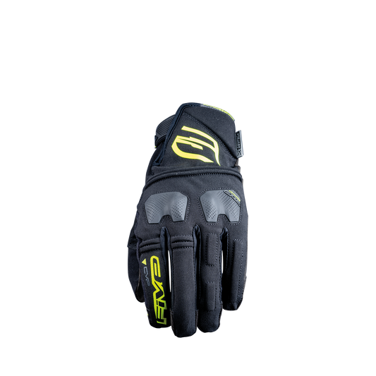 FIVE GLOVES - E-WP - BLACK/FLUO YELLOW