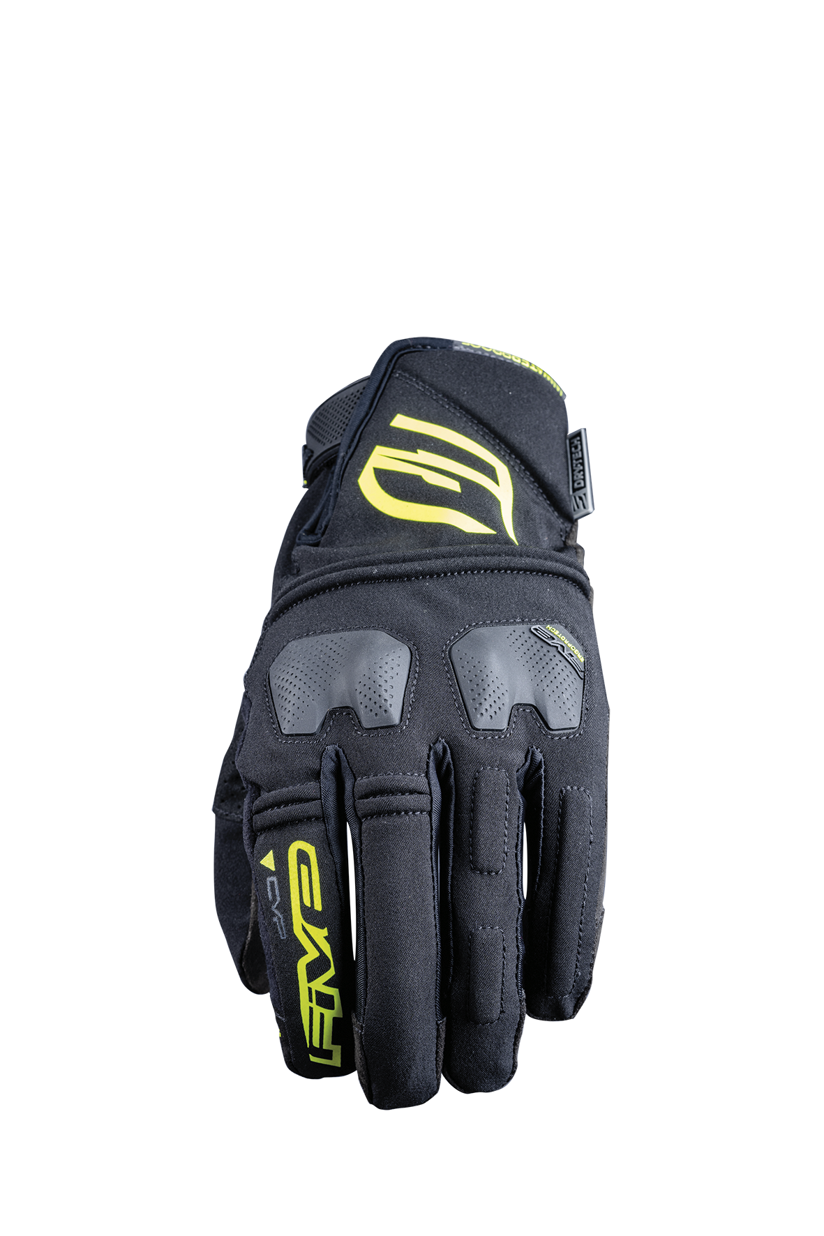 FIVE GLOVES - E-WP - BLACK/FLUO YELLOW