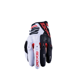 FIVE GLOVES - E2 - WHITE/BLACK/RED