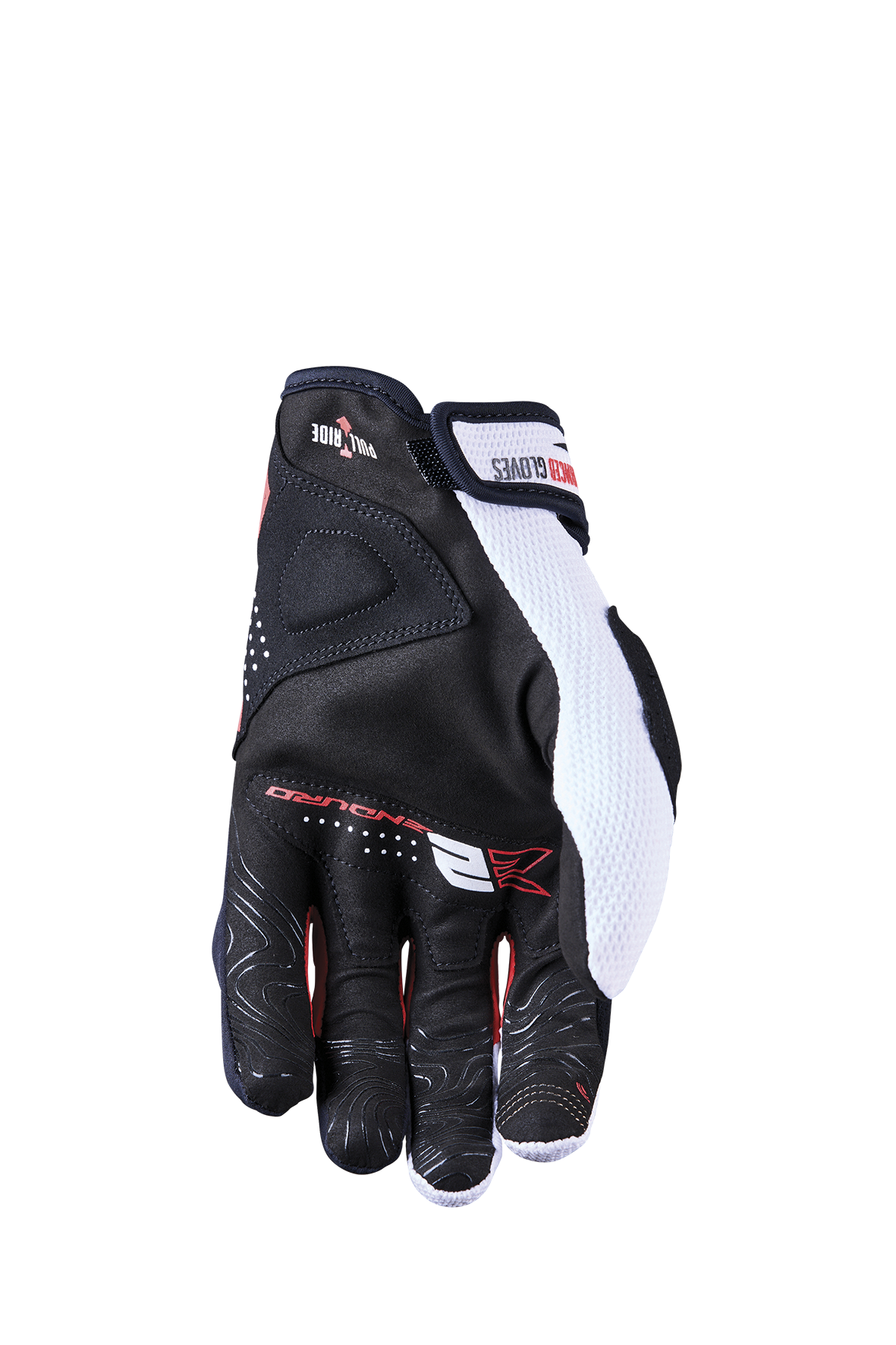 FIVE GLOVES - E2 - WHITE/BLACK/RED