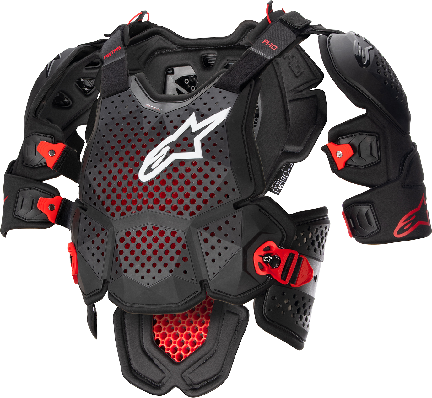 Alpinestars - A-10 v2 Full Roost Guard - Black/Red