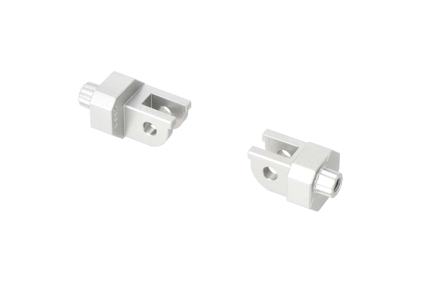 FRS.22.112.80201/S - SW-MOTECH - Mounting kit for EVO footrest -  Ducati Multistrada V4 / V2, DesertX - SILVER