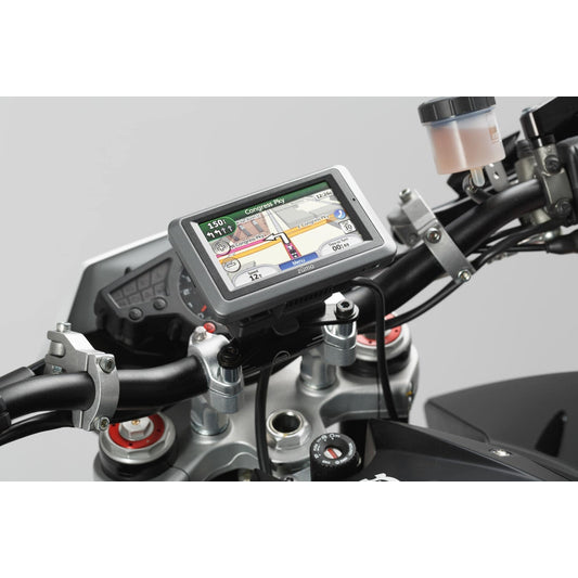 GPS.07.646.10600/B - SW-MOTECH - GPS mount for handlebar -  Shock absorbent - BLACK