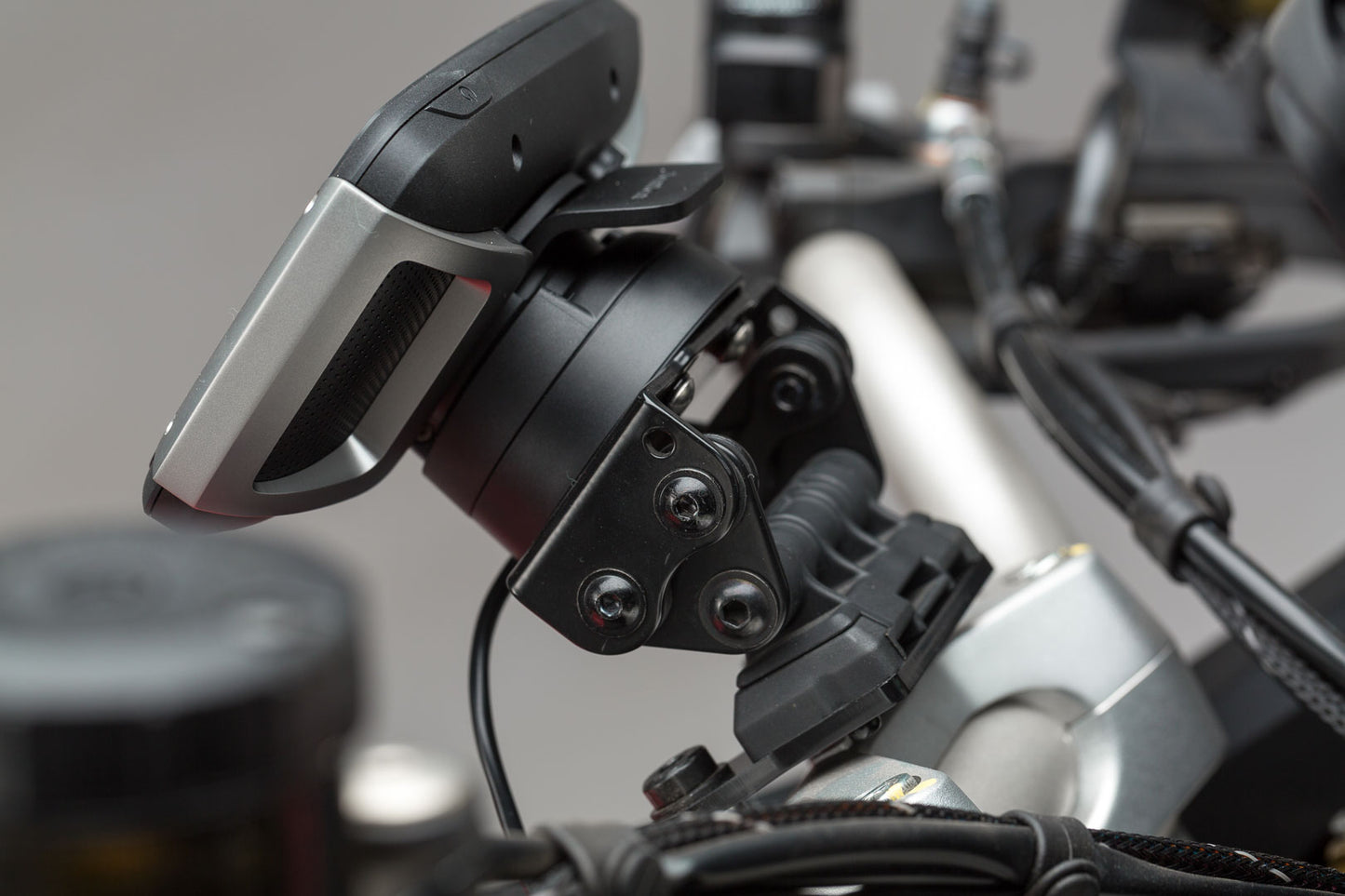 GPS.22.584.10000/B - SW-MOTECH - GPS mount for handlebar -  Ducati Multistrada 1200/ 950/ 1260/ V2 - BLACK