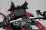 GPS.22.646.10200/B - SW-MOTECH - GPS mount on the handlebar -  Ducati Multistrada V4 - BLACK