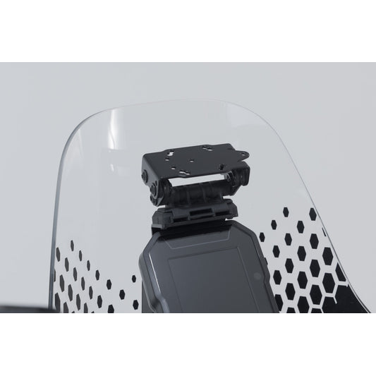 CLOSEOUT OS - SW-MOTECH - GPS mount for cockpit -  Ducati DesertX (22-) / Rally (23-) - BLACK
