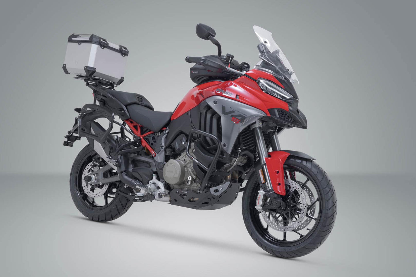 GPT.22.822.70001/S - SW-MOTECH - TRAX ADV topcase system -  Ducati Multistrada V4 models (20-) - SILVER