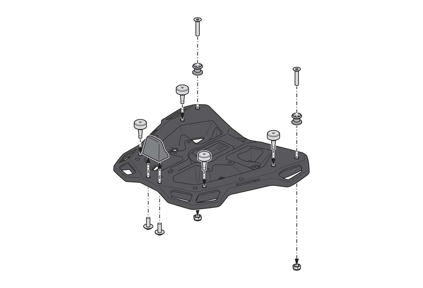 GPT.22.822.66001/B - SW-MOTECH - DUSC XL top case system -  55 l Ducati Multistrada V4 models (20-) - BLACK