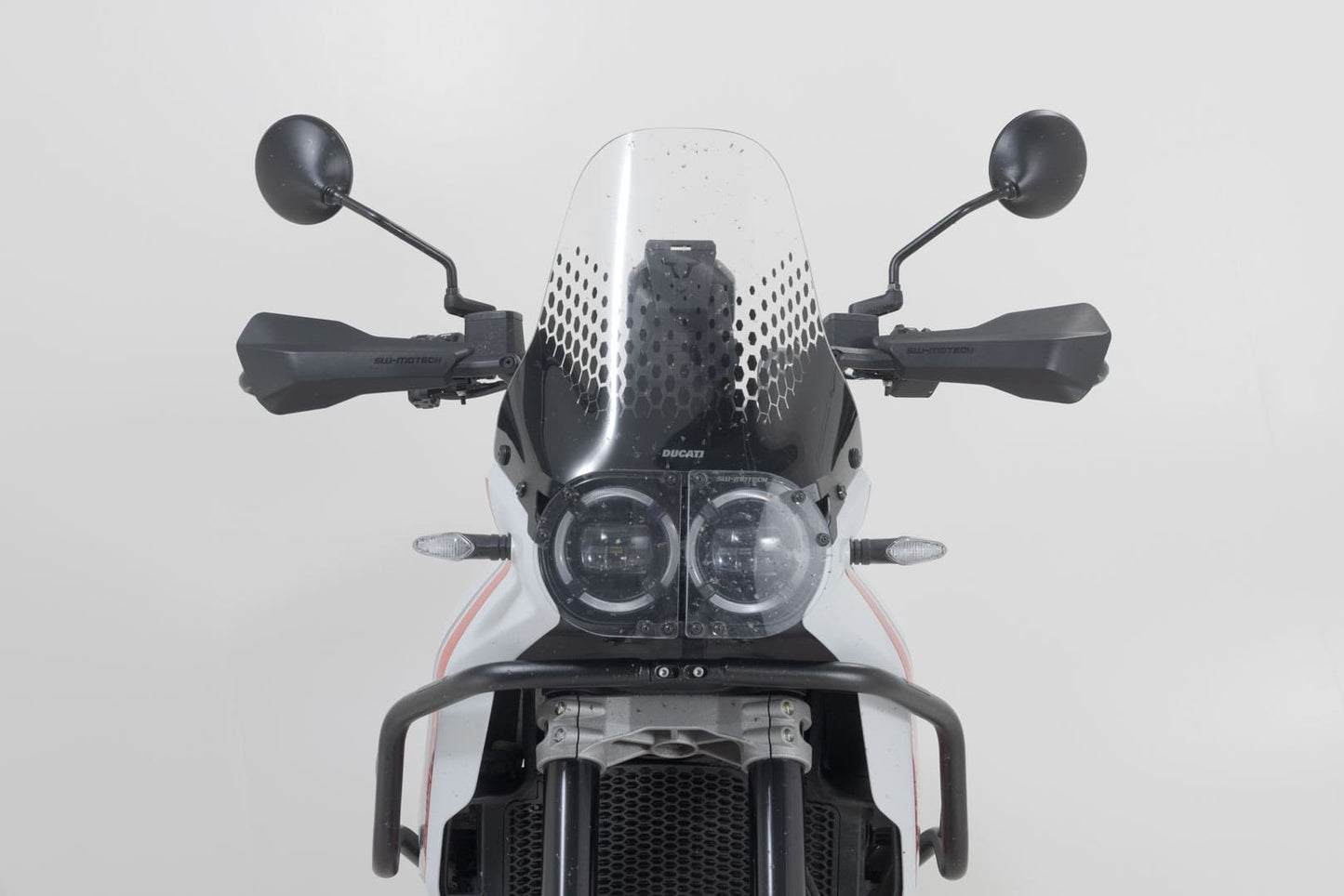 HDG.00.220.21301/B - SW-MOTECH - Sport handguard kit -  Ducati DesertX / Rally, CFMoto 800MT-X - BLACK