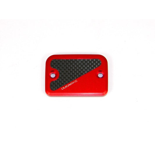 CLOSEOUT - Ducabike - Billet Front Brake Reservoir Cap - RED