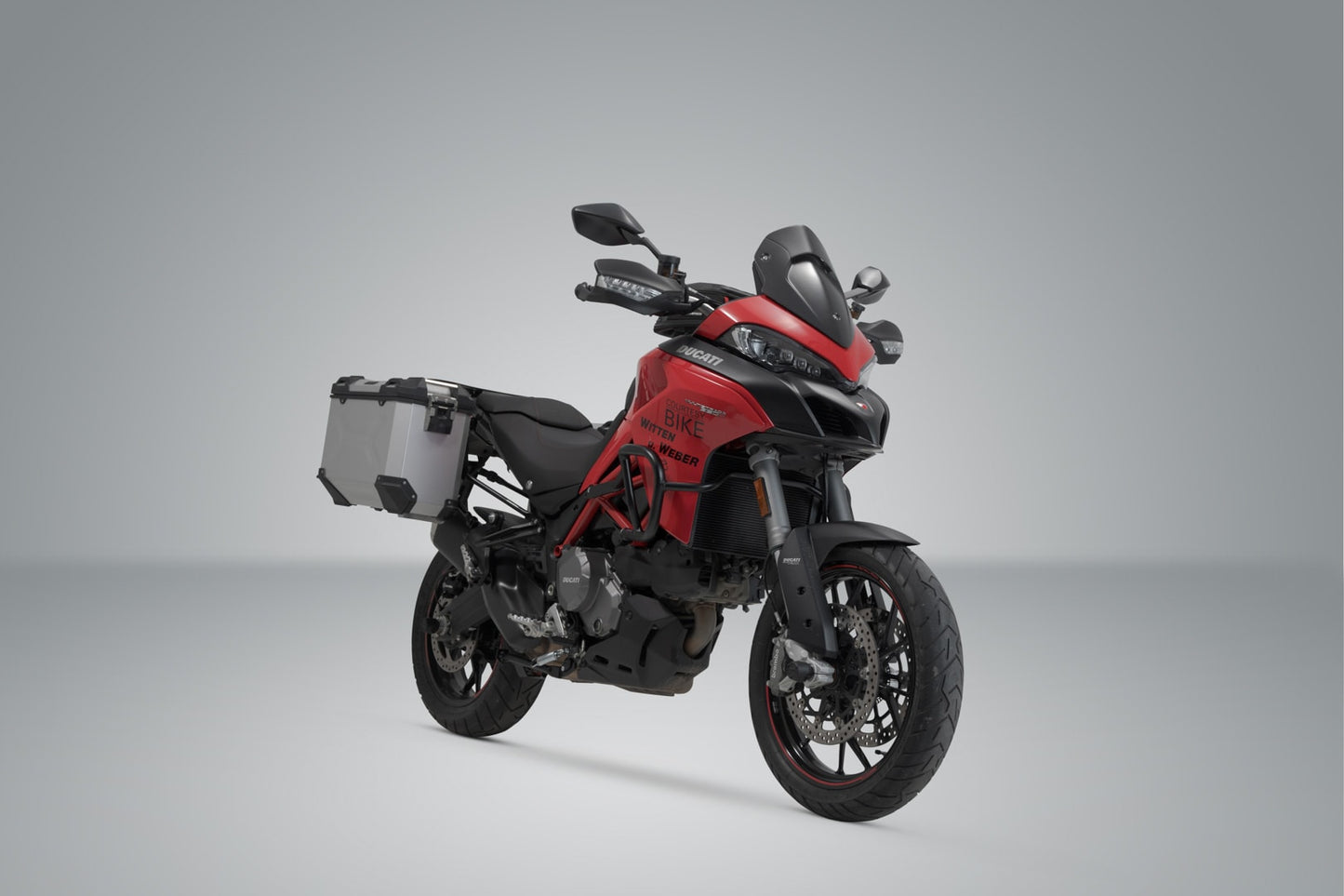 KFT.22.114.70002/S - SW-MOTECH - TRAX ADV aluminum case system -  37/37 l Multistrada 1200/ 1260/ 950/ V2 - SILVER