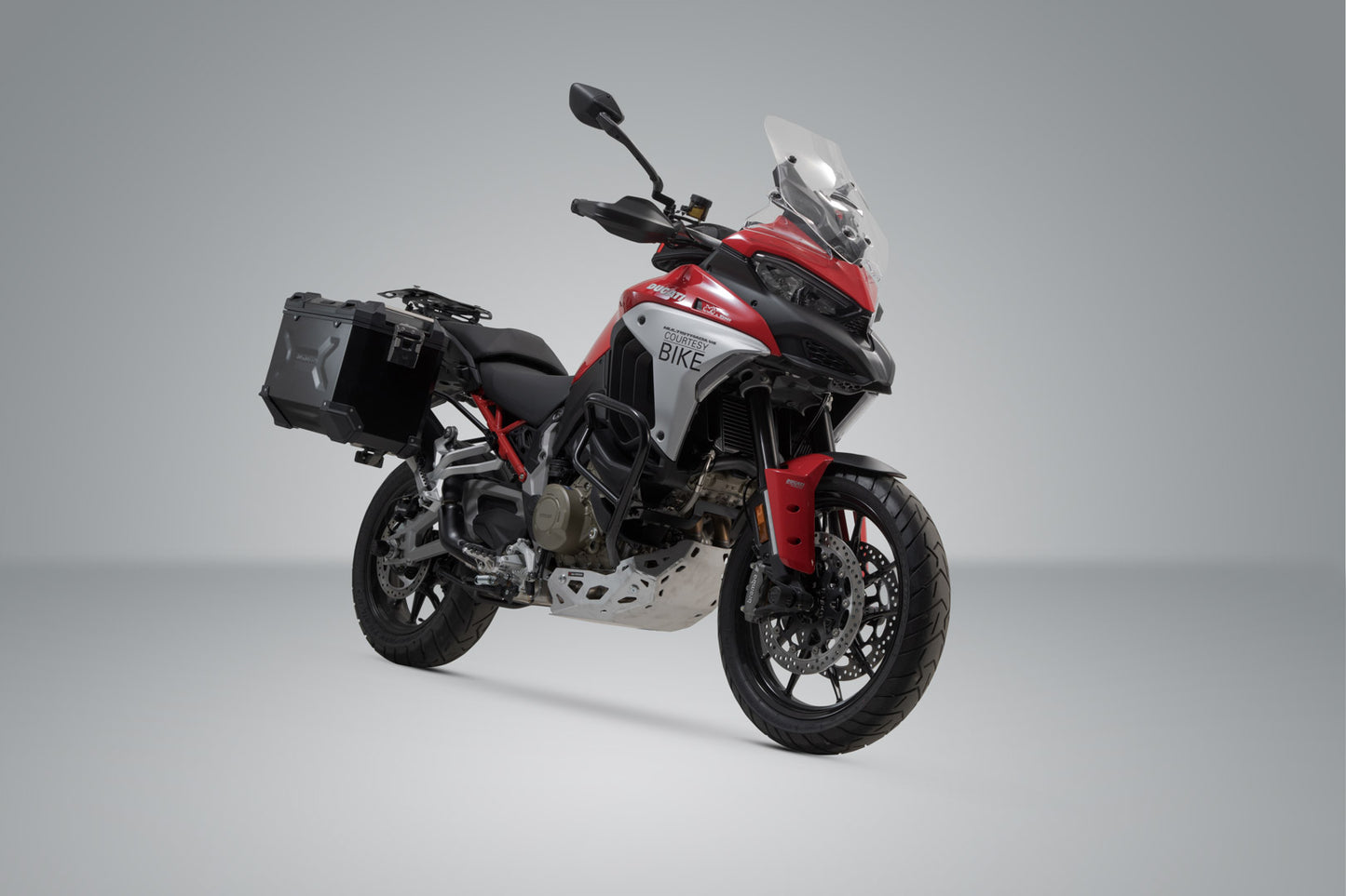 KFT.22.822.70300/B - SW-MOTECH - TRAX ADV aluminum case system US model - Multistrada V4 - BLACK