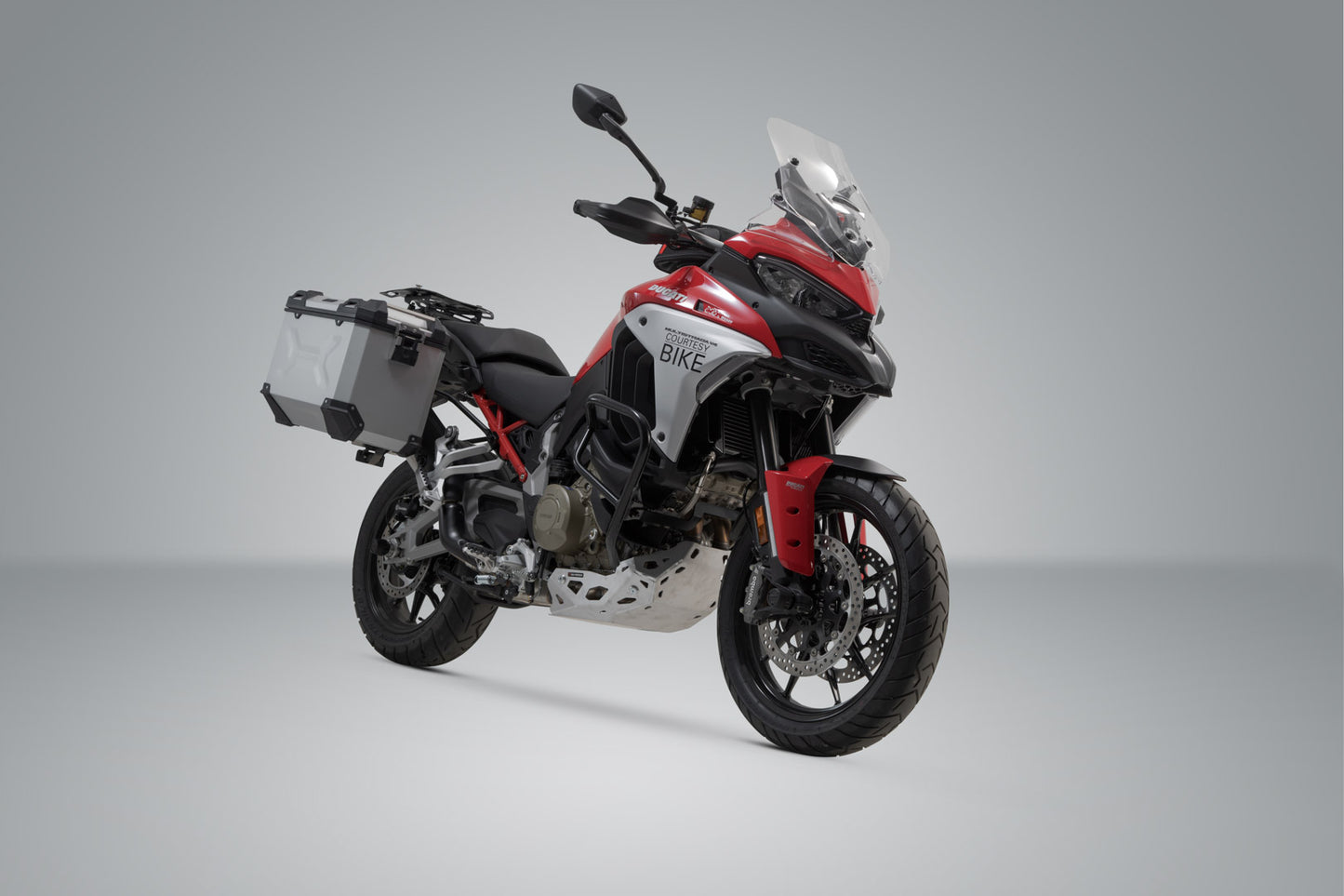 KFT.22.822.70300/S - SW-MOTECH - TRAX ADV aluminum case system US model - Multistrada V4 - SILVER